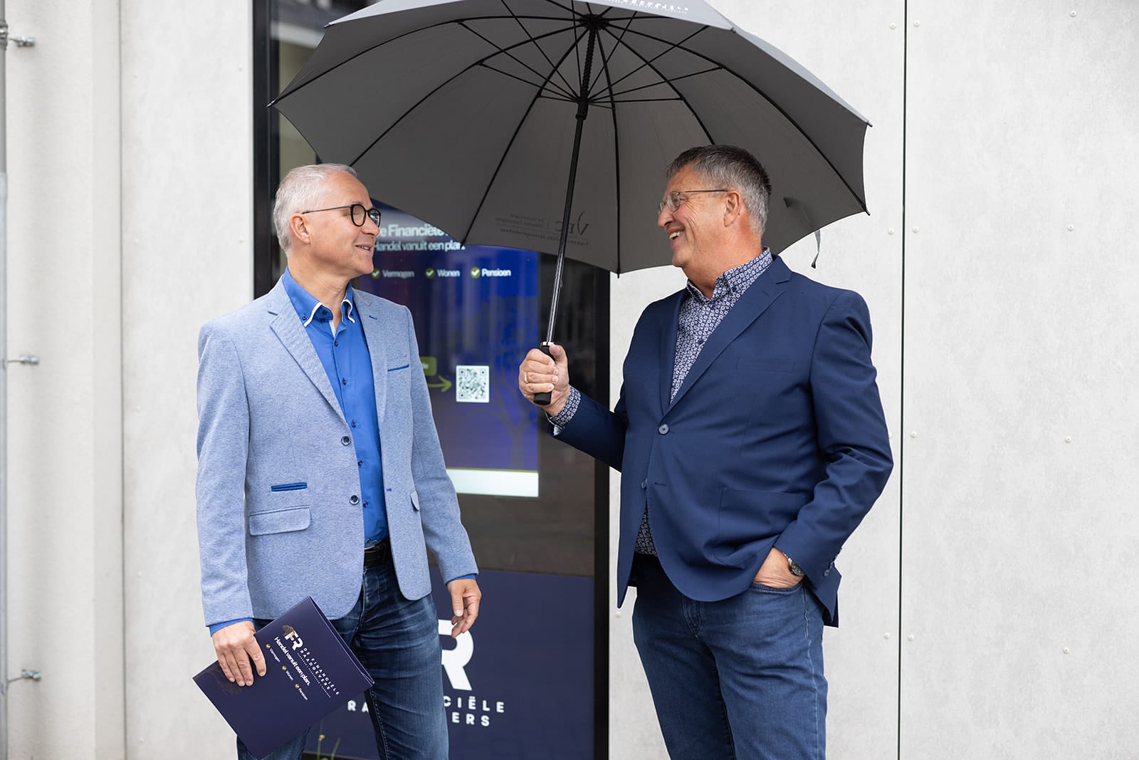 De Financiële Raadgevers - Paul en John paraplu