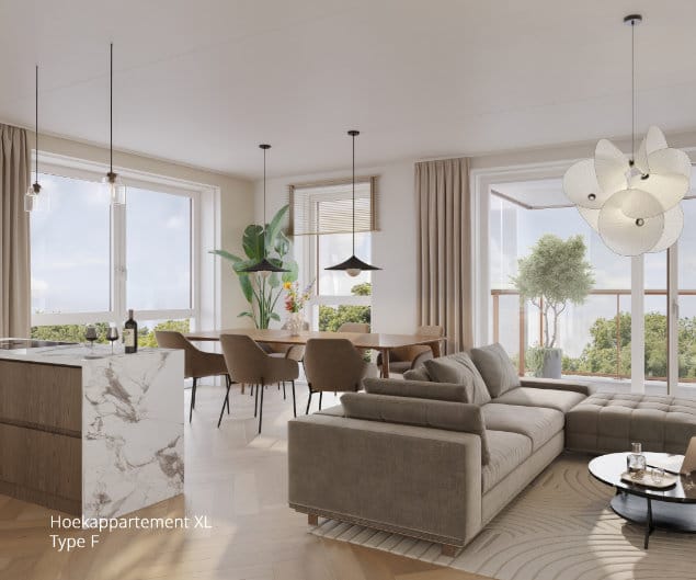 Moderne keuken nieuwbouw Entrada Heerhugowaard