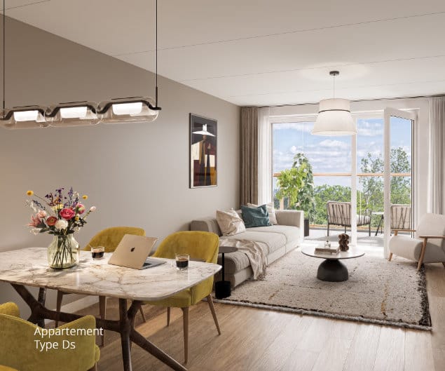 Interieurimpressie appartement Entrada Heerhugowaard – lichte woonkamer